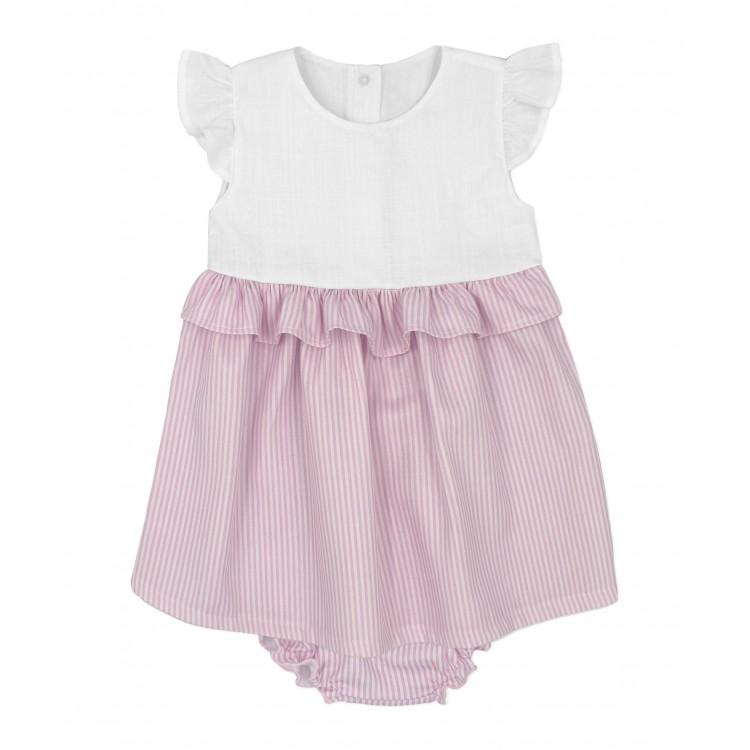 Vestido niña a rayas rosa Vestido niña a rayas rosa