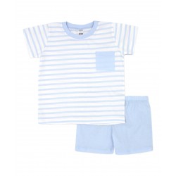 Conjunto marinero infantil celete