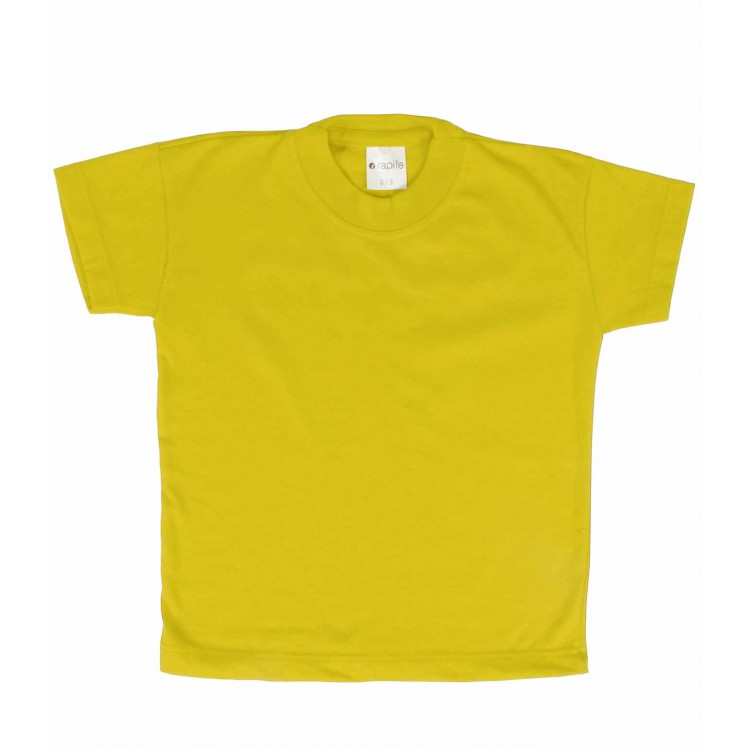 Camiseta manga corta 100% algodón Camiseta manga corta 100% algodón