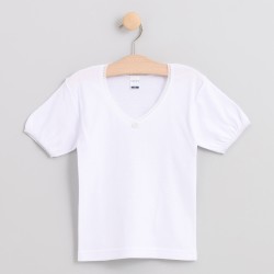 Girl´s short sleeve thermal t-shirt.