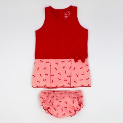 Vestido rojo bebé