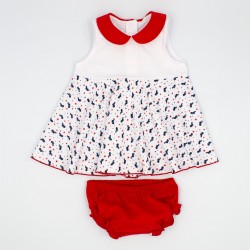 Vestidos de algodón bebé