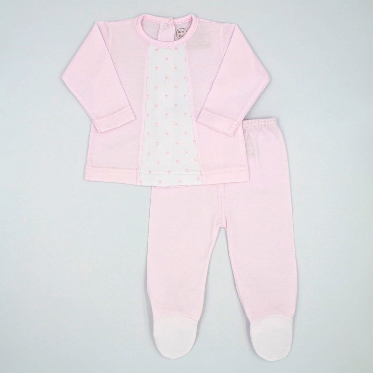 Set pijama dos piezas bebé rosa Set pijama dos piezas bebé rosa