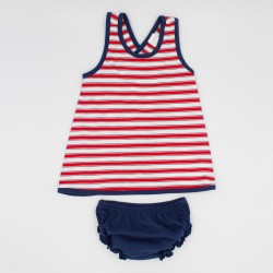 Vestido de punto verano niña