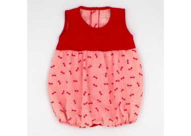 Pelele de verano rojo