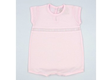 Pelele rosa de bebé