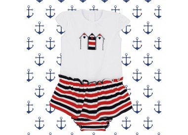 Vestido de bebé playero