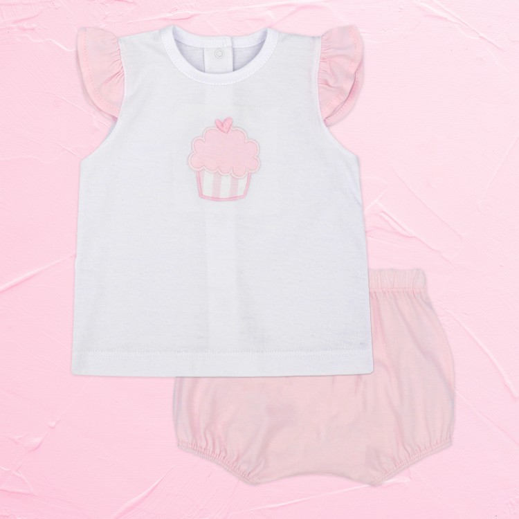 Conjunto camiseta y bombacho de punto Cala (4313S23) Conjunto camiseta y bombacho de punto Cala (4313S23)