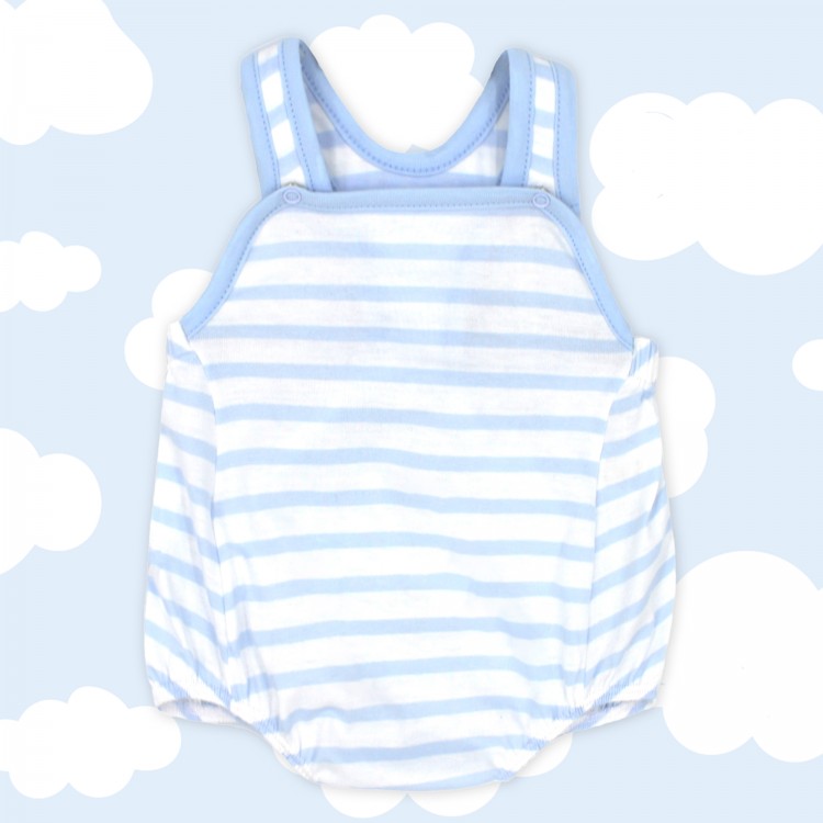 Peto de tirantes rayas algodón