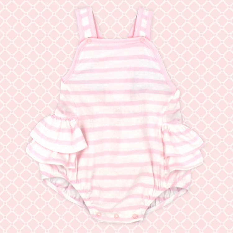 Peto de bebé verano rosa Peto de bebé verano rosa