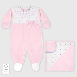 Set pelele y manta bebé