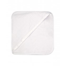 Conjunto 3 piezas pelele gorro y manta velour blanco