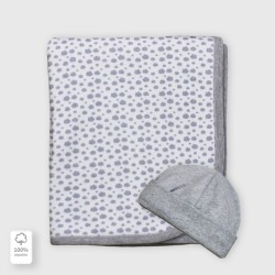 Set de nacimiento pelele + gorro + arrullo