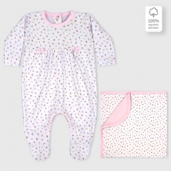 Set pelele y manta bebé