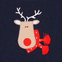 Conjunto infantil navideño reno