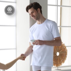 T-shirt drop needle interlock (napped) 100% Combed cotton