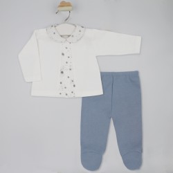 Pijama de bebé con polaina