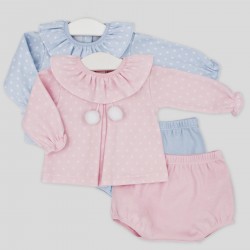Conjunto de punto para niña