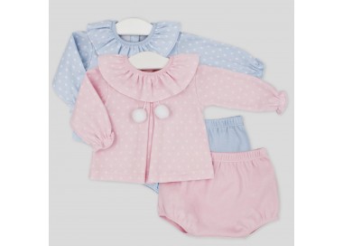 Conjunto de punto para niña