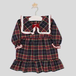 Vestido navidad tart�n marino