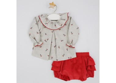 Conjunto dos piezas bebé niña
