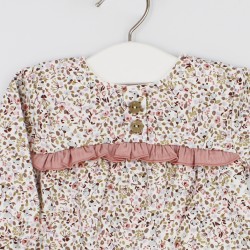 Conjunto niña 2 piezas blusa y bombacho pana