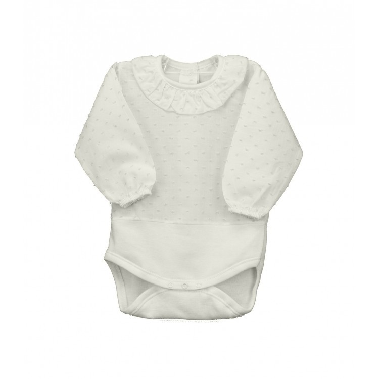 Body de bebé plumeti cuello volante Body de bebé plumeti cuello volante