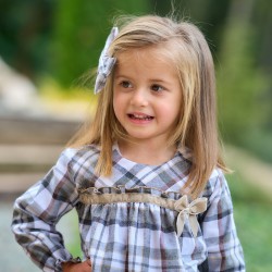 Vestido de cuadros bebé