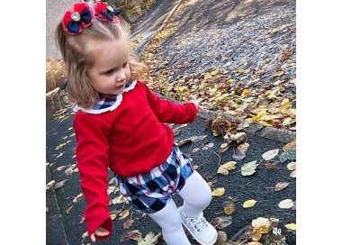 Conjunto de bebé niña navidad