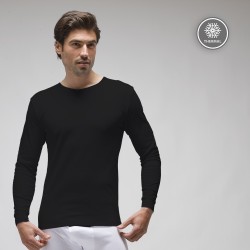 Camiseta termal negra hombre