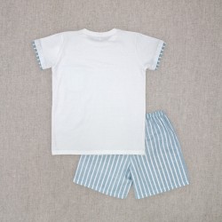 copy of Pijama rayas azules comunión