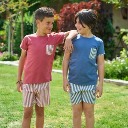copy of Pijama niño rayas naranjas comunión niño