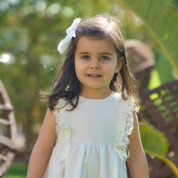 Vestido plumeti niña