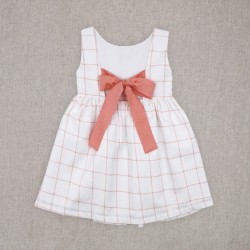 Vestido cuadros bebé
