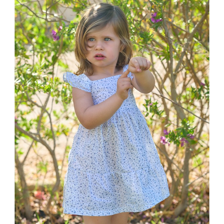 Vestido estampado flores bebé Vestido estampado flores bebé