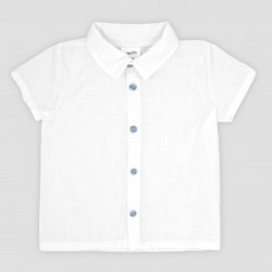 Camisa blanca ceremonia niño