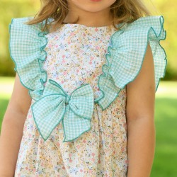 Vestido con braguita liberty y vichy