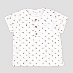 Camisa anclas manga corta
