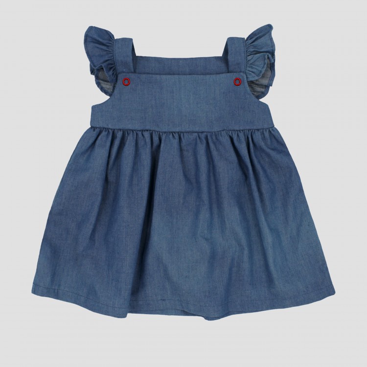 Vestido tejido denim Vestido tejido denim